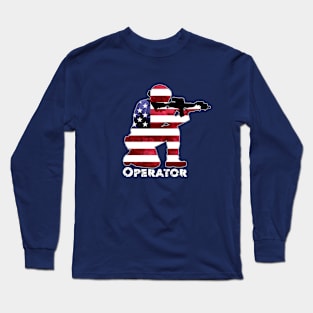 Operator - US Flag Long Sleeve T-Shirt